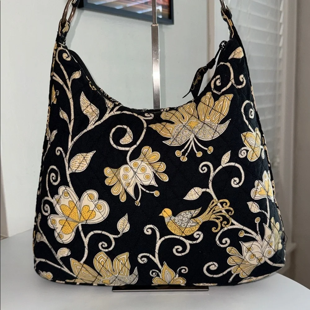 Vera Bradley Hobo Shoulder Bag Retired Yellow Bird